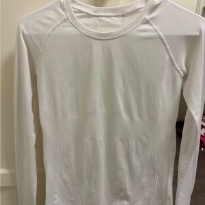 lululemon athletica White Long Sleeve Tee
